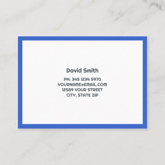 Kitchen Contractor Visitenkarte (Rückseite)