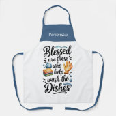 Kitchen Cooking Funny Humor Quote Personalize Schürze (Vorderseite)