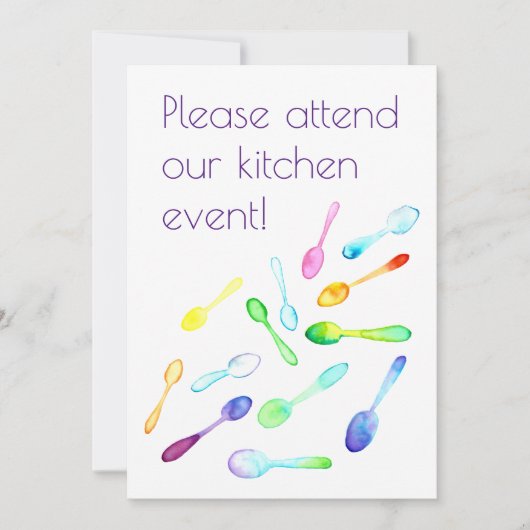 Kitchen Event Einladung (Vorderseite)