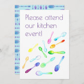 Kitchen Event Einladung (Vorne/Hinten)