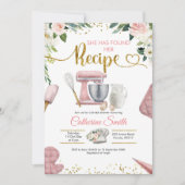 Kitchen fand ihre Rezept Bridal Dusche Einladung (Vorderseite)