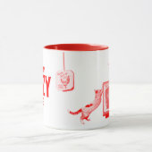 Kitchen Fatty Cosy Mystery Tasse Diner Red (Zentrum)