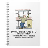 Kitchen Fitter Notebook Notizblock (Vorderseite)