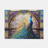 Kitchen Floor Mat Peacock Festglas Fußmatte (Vorderseite)