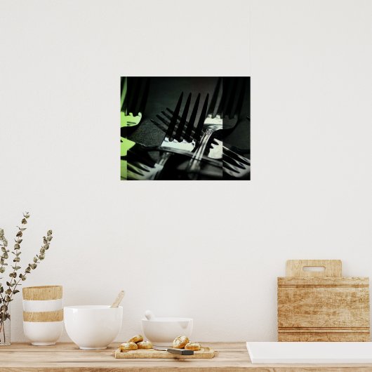 Kitchen Forks Poster (Küche)