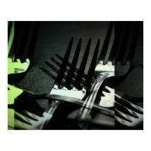 Kitchen Forks Poster