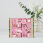 Kitchen Gadgets - rosa Postkarte (oder Rezeptkarte (Stehend Vorderseite)