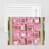 Kitchen Gadgets - rosa Postkarte (oder Rezeptkarte (Vorne/Hinten)