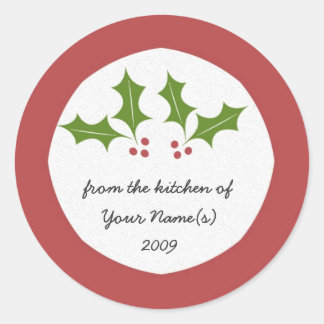 Kitchen-Geschenksticker Runder Aufkleber