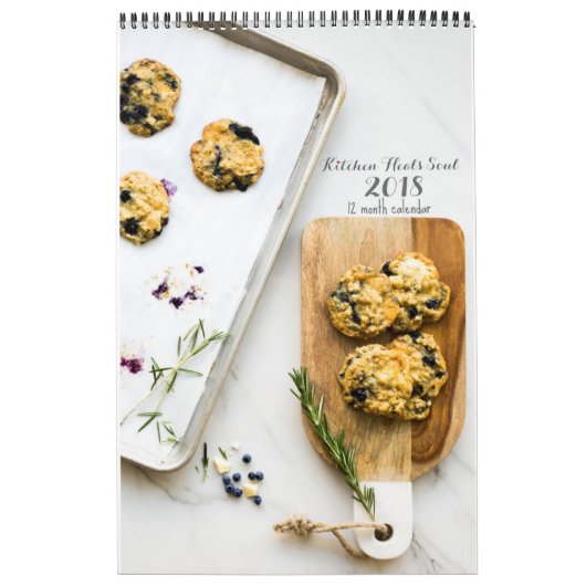 Kitchen Heals Soul 2018 Kalenderwoche Kalender (Titelbild)