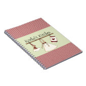 Kitchen Hearts Notebook Notizblock (Rechte Seite)
