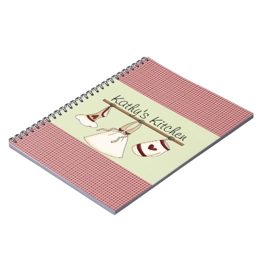 Kitchen Hearts Notebook Notizblock (Linke Seite)