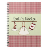 Kitchen Hearts Notebook Notizblock (Vorderseite)