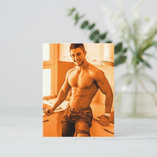 Kitchen Hunk BRZ Postkarte (Stehend Vorderseite)