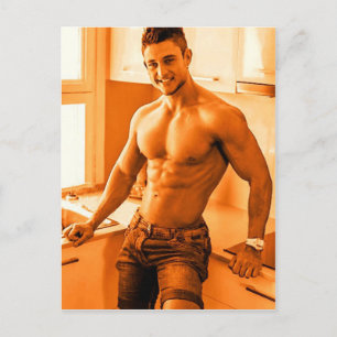 Kitchen Hunk BRZ Postkarte