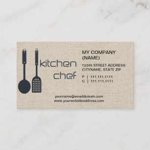 Kitchen Koch Business Card Visitenkarte