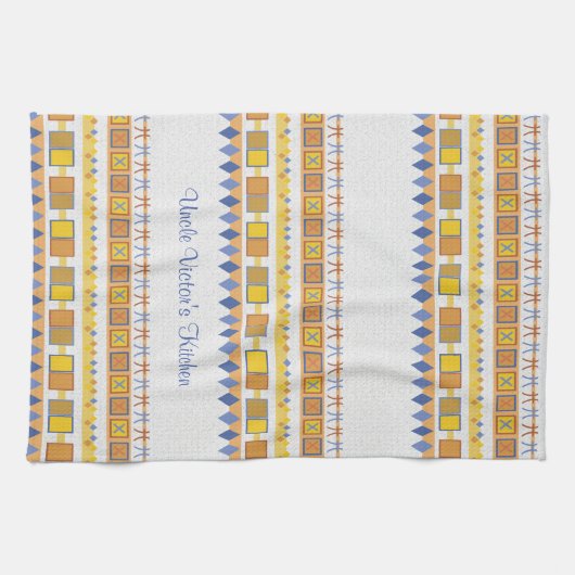 Kitchen lebhaften Muster-Onkels Handtuch (Horizontal)