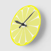 Kitchen Lemon Fruchtwand Uhrengeschenk Runde Wanduhr (Winkel)