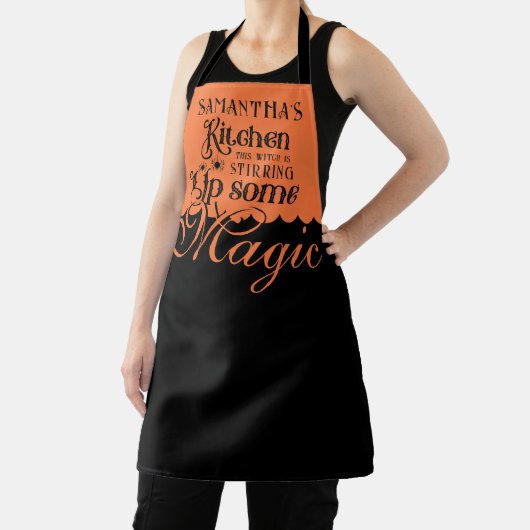 Kitchen Magic Funny Witchy Gothic Halloween-Gesche Schürze (InSitu)