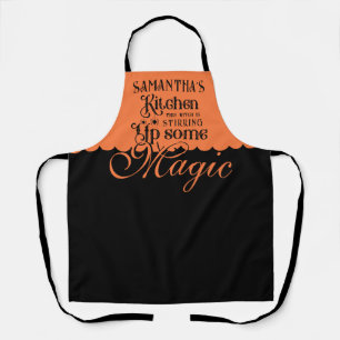 Kitchen Magic Funny Witchy Gothic Halloween-Gesche Schürze