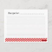 Kitchen Magician Custom Retro Rezept Karte (Rückseite)