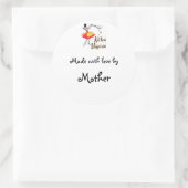 Kitchen Magician individuell anpassbare Kochsticke Runder Aufkleber (Tasche)