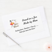 Kitchen Magician individuell anpassbare Rezept Sti Rechteckiger Aufkleber (Umschlag)