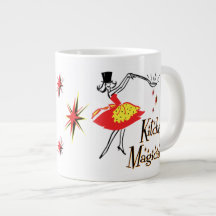 Kitchen Magician Retro Art Jumbo Tasse