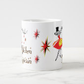 Kitchen Magician Retro Art Jumbo Tasse (Vorderseite)