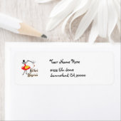 Kitchen Magician Retro Cook Address Labels (Insitu)