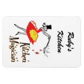 Kitchen Magician Retro Custom Kühlschrankmagnet Magnet (Horizontal)