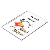 Kitchen Magician Retro Custom Rezept Notebook Notizblock (Linke Seite)