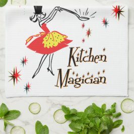 Kitchen Magician Retro Kochkunst Küchentuch