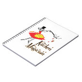 Kitchen Magician Retro Kochkunst Notizblock (Linke Seite)