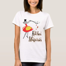 Kitchen Magician Retro Kochkunst T - Shirt