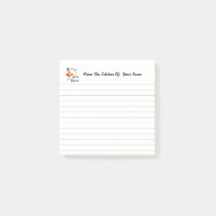 Kitchen Magician Retro Lined Post It Notes Post-it Klebezettel