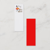 Kitchen Magician Retro Mini Lesezeichen Business C Mini Visitenkarte (Vorne/Hinten)