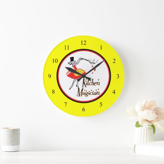 Kitchen Magician Retro Wall Uhr (Zuhause)
