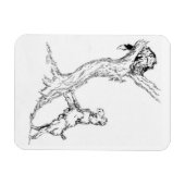 Kitchen Magnet Cat & Dog Games /Sarr (Horizontal)