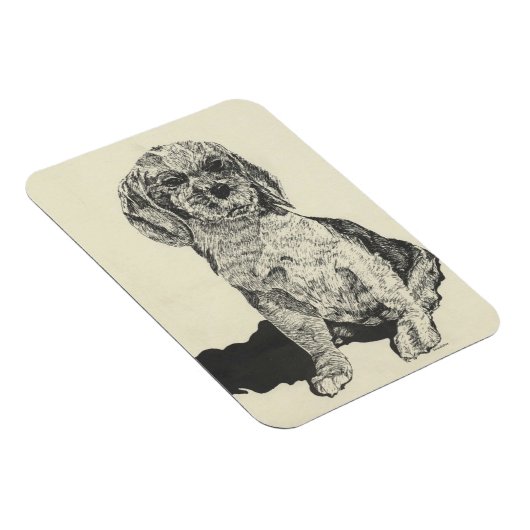 Kitchen Magnet, Cocker Spanisch Magnet (Rechte Seite)