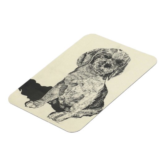 Kitchen Magnet, Cocker Spanisch Magnet (Linke Seite)