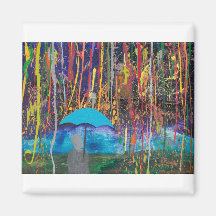 Kitchen Magnet Kunstmalerei Drucken