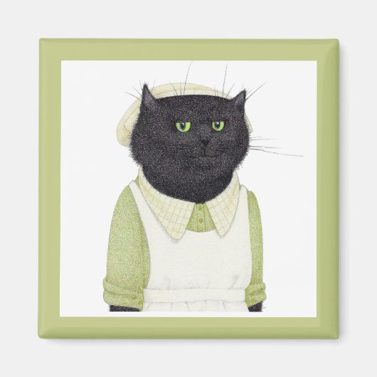 KITCHEN MAID CAT Square Magnet (Vorne)