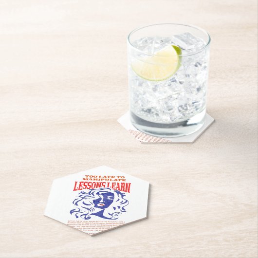 KITCHEN MANIPULATE LESSONS LEARN PAPER COASTER UNTERSETZER (Vor Ort)