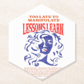 KITCHEN MANIPULATE LESSONS LEARN PAPER COASTER UNTERSETZER (Vorderseite)