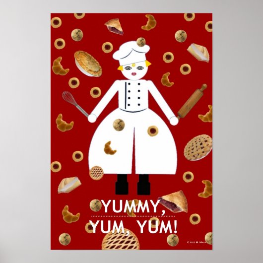 Kitchen Martzkin "JUMMY, YUM, YUM!" Poster (Vorne)