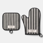 Kitchen Master Ofenhandschuh & Topflappen-Set (Vorderseite)