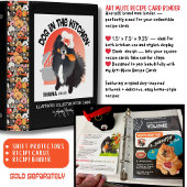 KITCHEN MEAT FISH TEMPERATURE chart 2 sides Einladung