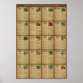 Kitchen Medicinals Poster
