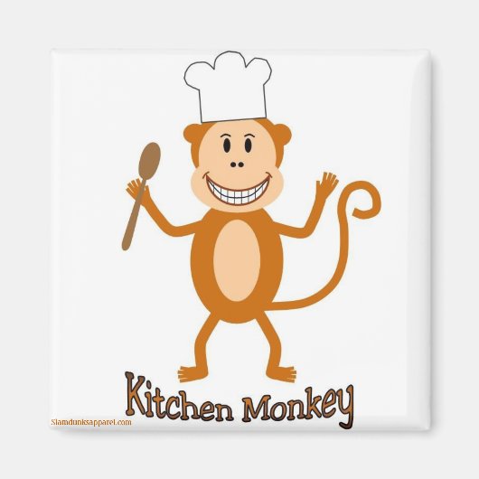 Kitchen Monkey Magnet (Vorne)